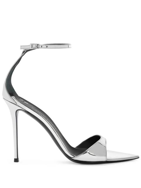 Giuseppe Zanotti 90mm Intriigo Strap sandals - Silver - zdjęcie produktu nr 1