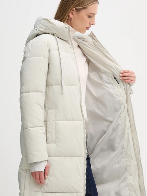 Mos Mosh kurtka Ollie kolor szary zimowa oversize 170810