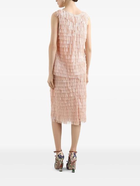 Dolce & Gabbana sequinned sleeveless top - Pink