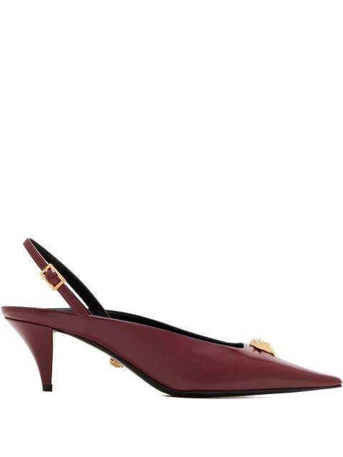 Versace 55mm La Medusa slingback pumps - Red - zdjęcie produktu nr 1