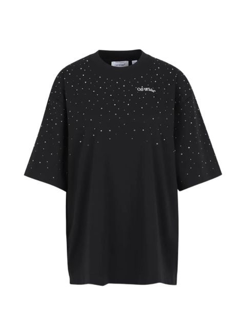 Off-White embellished logo T-shirt - Black - zdjęcie produktu nr 1