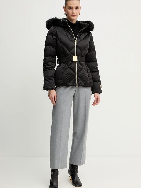 Marciano by Guess kurtka puchowa ELLY kolor czarny zimowa 5BGL37 7374A