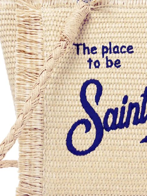MC2 Saint Barth Colette straw-effect tote bag - Neutrals
