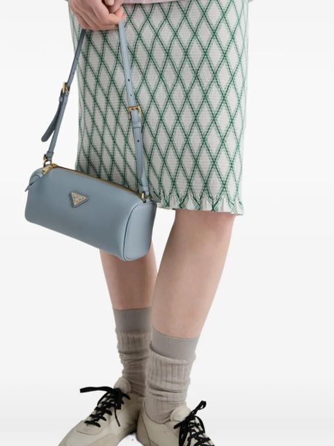Prada leather shoulder bag - Blue