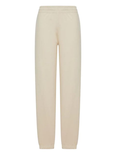 Burberry check appliqué jogging trousers - White - zdjęcie produktu nr 1