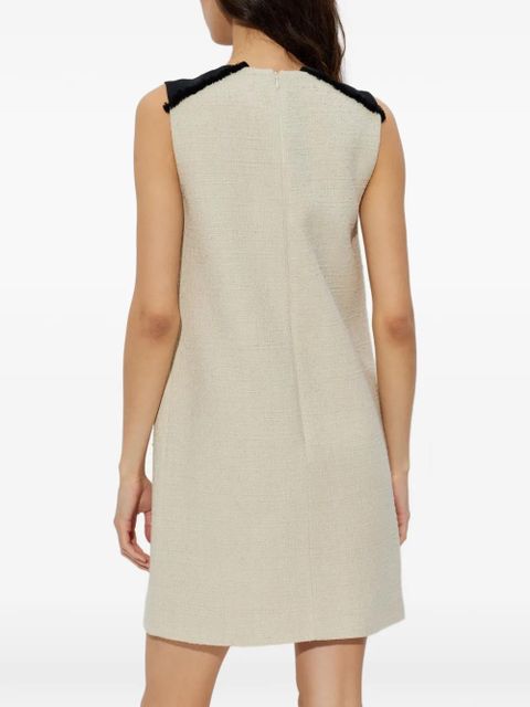 Max Mara Mito half-zip mini dress - Neutrals