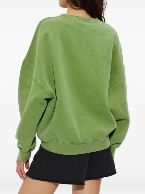 American Vintage logo crew neck sweatshirt - Green