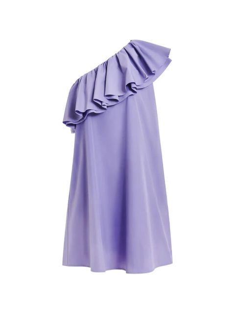 Essentiel Antwerp ruffled one-shoulder mini dress - Purple - zdjęcie produktu nr 1