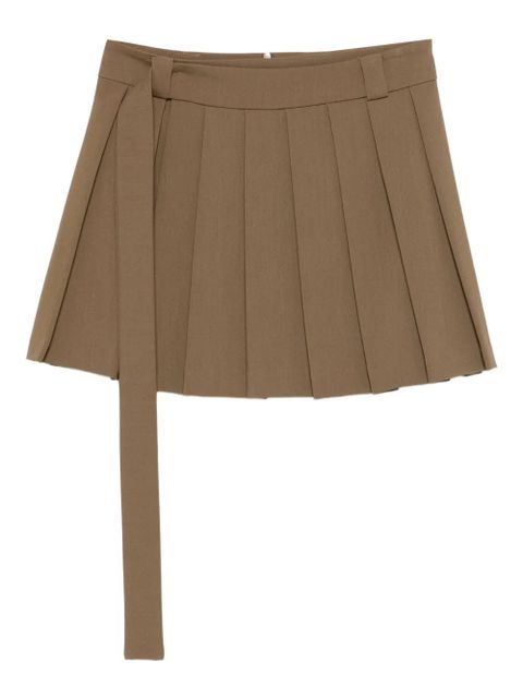 Eleh pleated belted skirt - Green - zdjęcie produktu nr 1