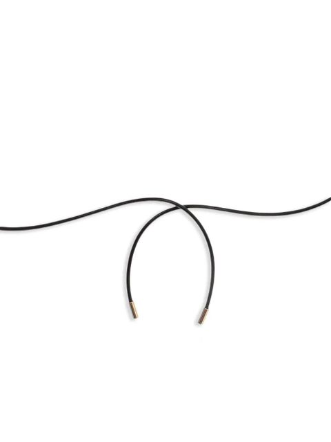 Tory Burch leather necklace - Black