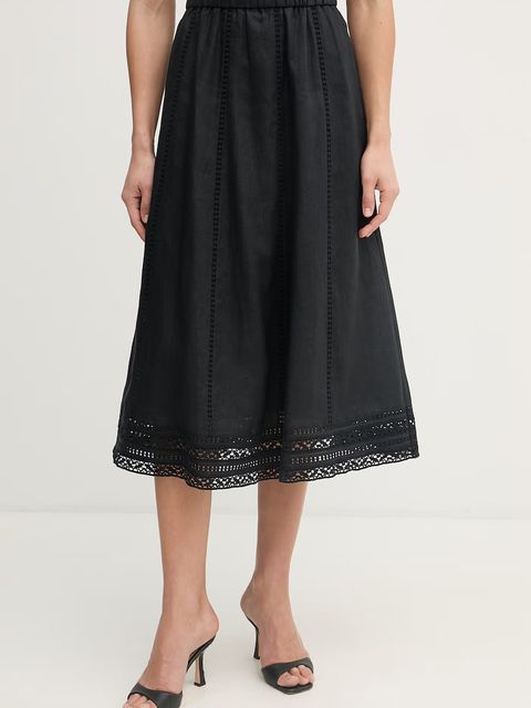 Weekend Max Mara spódnica lniana GERGO - zdjęcie produktu nr 1