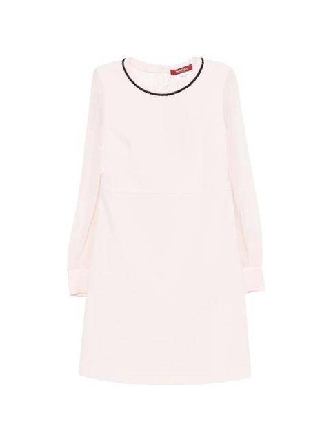 Max Mara Mstvolto beaded long-sleeve mini dress - Pink - zdjęcie produktu nr 1