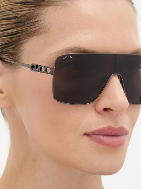 Gucci okulary przeciwsłoneczne damskie kolor szary GG1936S