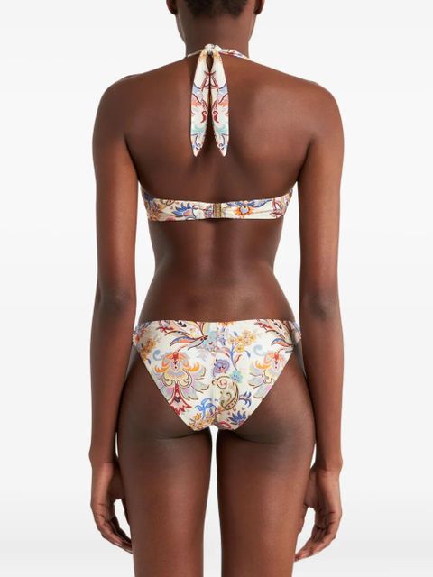 ETRO paisley-print bikini - White