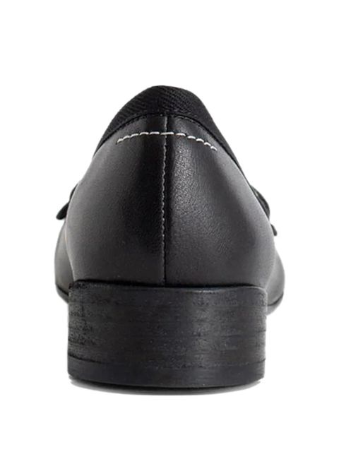 MM6 Maison Margiela bow-tie pump shoes - Black