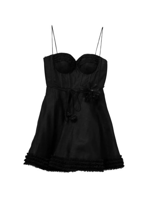 ZIMMERMANN Luna mini dress - Black - zdjęcie produktu nr 1