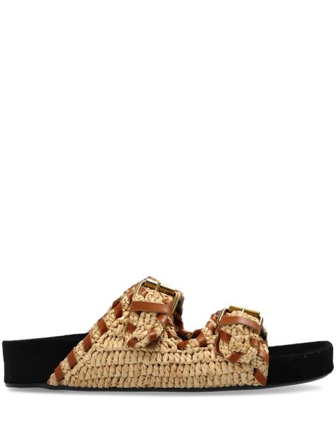 ISABEL MARANT Lennyo slides - Neutrals - zdjęcie produktu nr 1