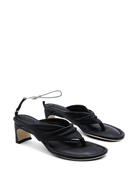 BY FAR Dasha twisted sandals - Black - zdjęcie produktu nr 2