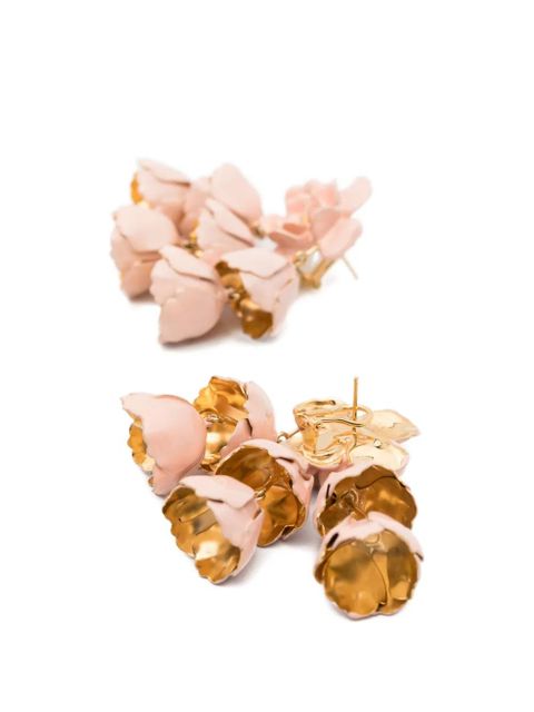 Chloé Bouquet flower-shape earrings - Gold