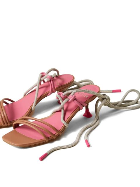 TWINSET x Myfo colour-block sandals - Neutrals