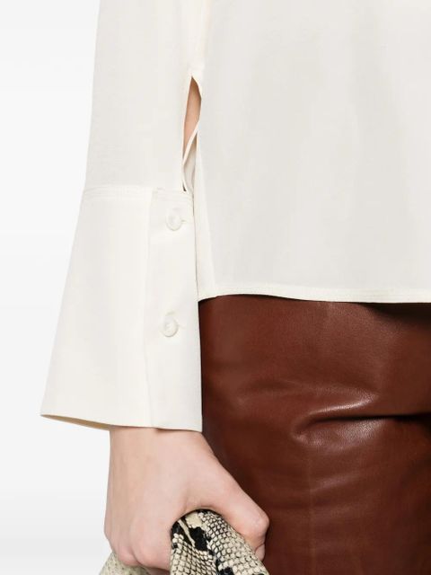 Max Mara point-collar shirt - Neutrals