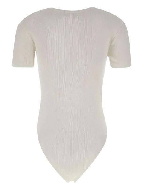 Vivienne Westwood orb-embellished ribbed bodysuit - White - zdjęcie produktu nr 2