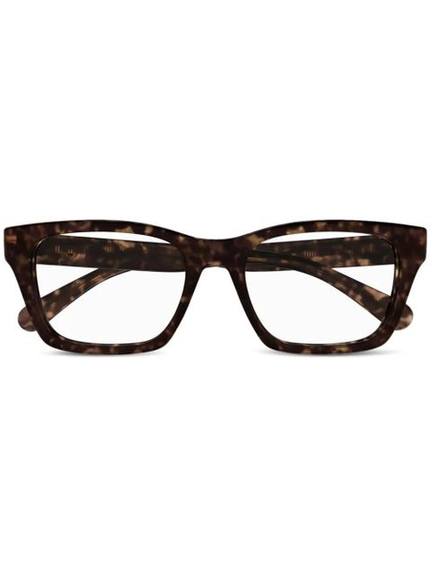 Chloé Eyewear tortoiseshell-effect glasses - Brown - zdjęcie produktu nr 1