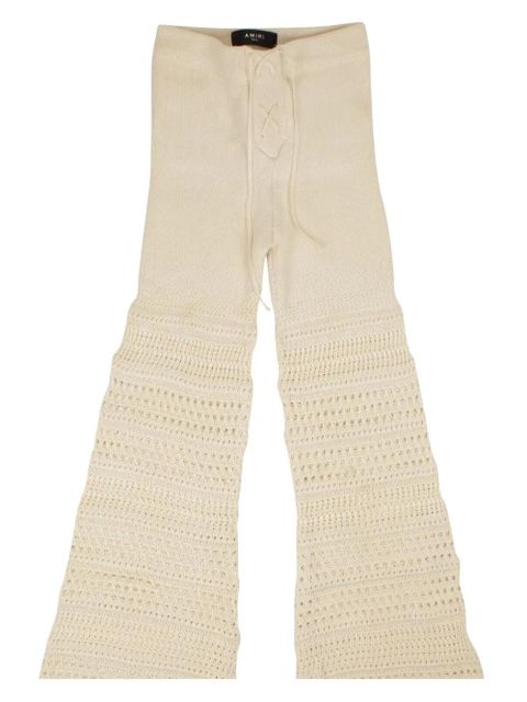AMIRI crochet flared trousers - Neutrals - zdjęcie produktu nr 1
