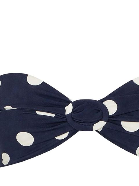 Cult Gaia polka-dot knot bikini top - Blue - zdjęcie produktu nr 2