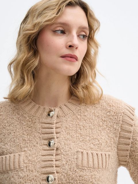 Sisley kardigan z dodatkiem wełny