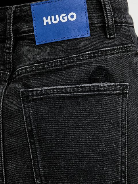 Hugo Blue spódnica jeansowa kolor czarny midi prosta 50546327 - zdjęcie produktu nr 2