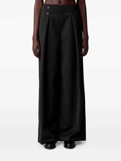 Claudie Pierlot button-detail trousers - Black