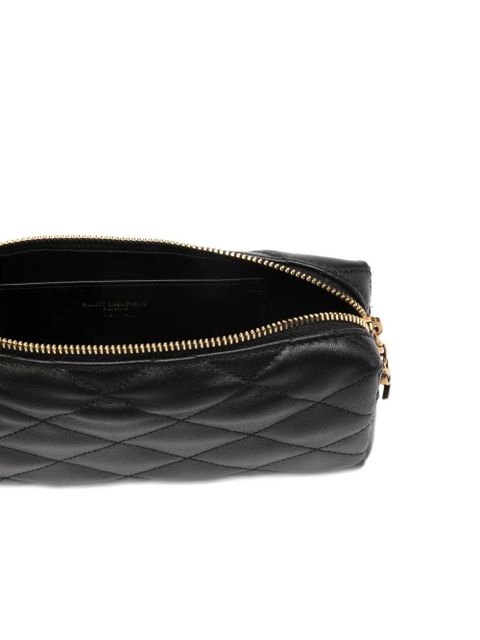Saint Laurent CASSANDRE BIJOU pouch in lambskin - Black