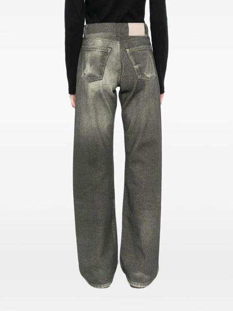 OUR LEGACY aurora-print jeans - Black