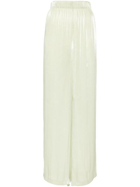 Simkhai georgette straight-leg trousers - Green - zdjęcie produktu nr 1