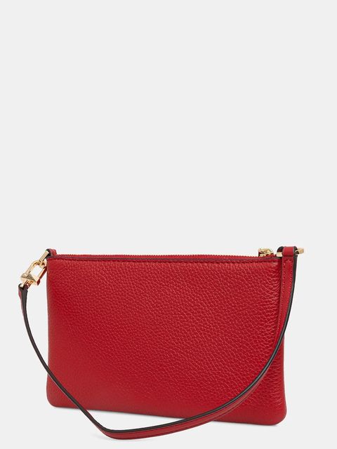 MICHAEL Michael Kors kopertówka skórzana kolor czerwony 32F5GJ6F6L