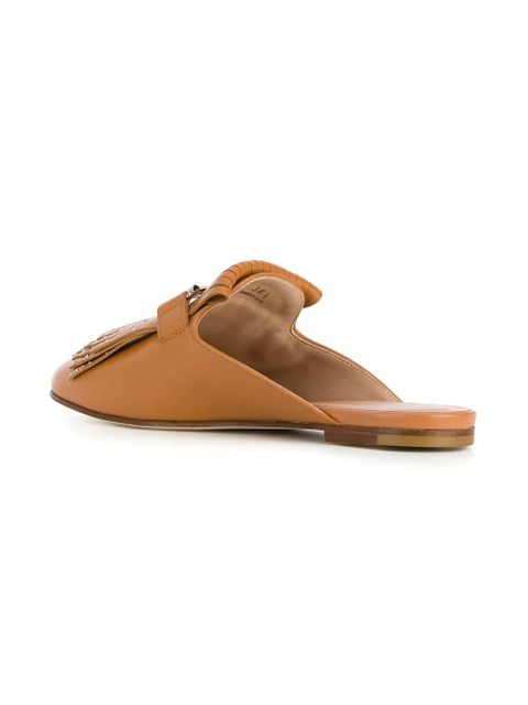 Tod's T-bar mules - Brown