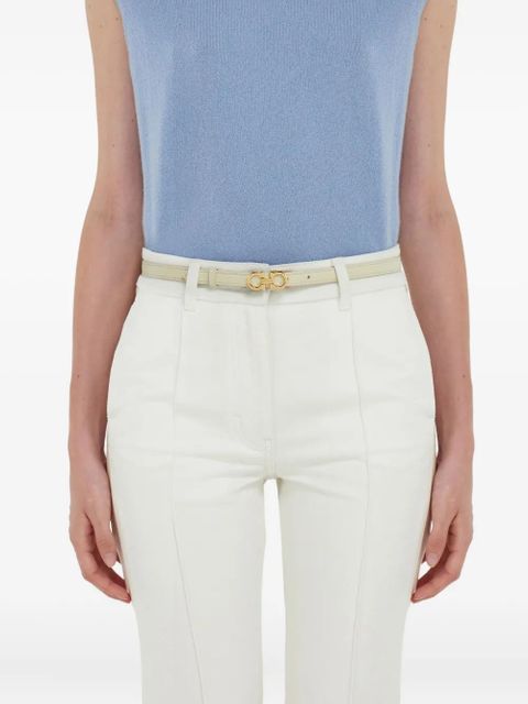 Ferragamo Gancini belt - Neutrals