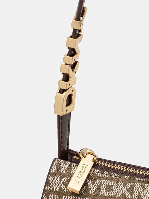 Dkny torebka kolor beżowy R5235G57