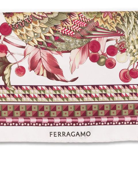 Ferragamo silk scarf - Pink - zdjęcie produktu nr 2