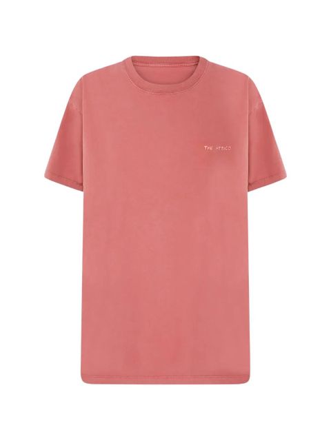 The Attico faded cotton T-shirt - Pink - zdjęcie produktu nr 1