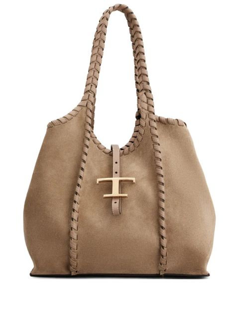 Tod's braided pendant shopping tote bag - Neutrals - zdjęcie produktu nr 1