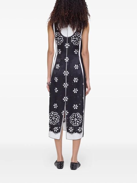 Marc Jacobs eyelet-floral dress - Black