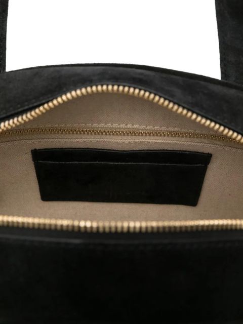 Liffner mini suede satchel bag - Black