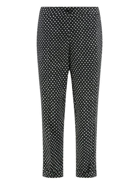 ETRO polka-dot cropped trousers - Black - zdjęcie produktu nr 1