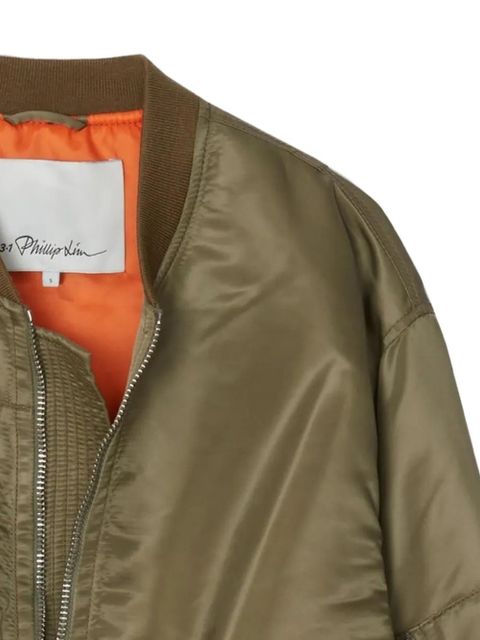 3.1 Phillip Lim Flight zip fastening bomber jacket - Green - zdjęcie produktu nr 2
