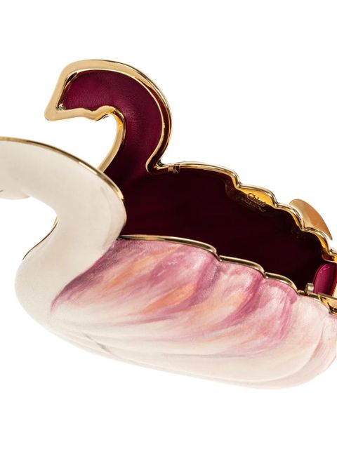 Chloé Tropicus swan-shaped crossbody bag - Neutrals