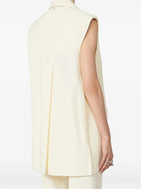 Sportmax oversized sleeveless vest - Neutrals - zdjęcie produktu nr 2
