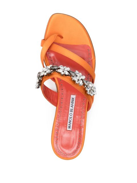 Manolo Blahnik Susa sandals - Orange