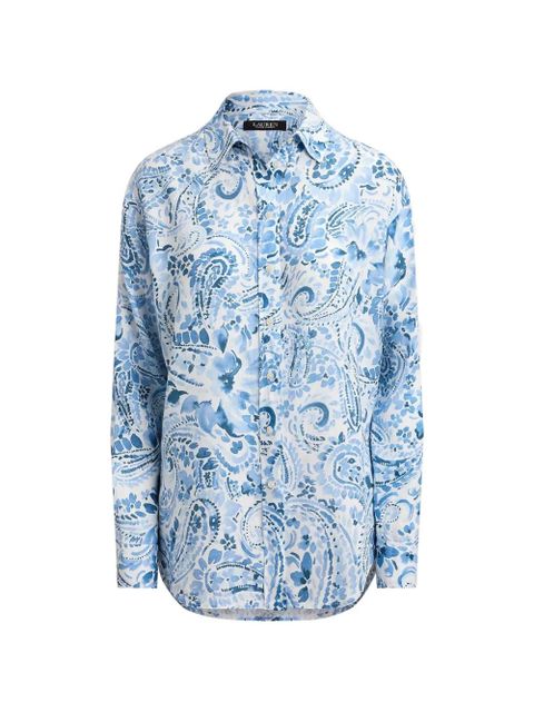 Lauren Ralph Lauren paisley-print shirt - Blue - zdjęcie produktu nr 1
